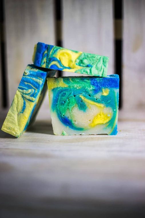 Coconut Lime Soap - Slices